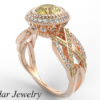 Fancy Yellow Diamond Engagement Ring