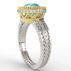 Custom Aquamarine Engagement Ring