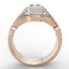 Diamond Radiant Cut Engagement Ring