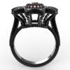 Fancy Brownish Pink Diamond Engagement Ring