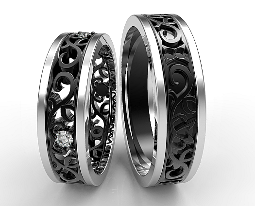  Unique  Matching Wedding Bands  His  And Hers  Vidar Jewelry 