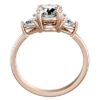 2 Carat Three Stone Diamond Engagement Ring