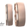 Rose Gold Eternity Diamond Matching Wedding Band His And Hers