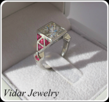 3 Carat Princess Cut Diamond Engagement Ring
