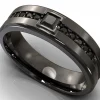 Black Gold Black Diamond Unique Ring