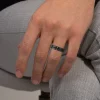 Black Gold Black Diamond Unique Ring