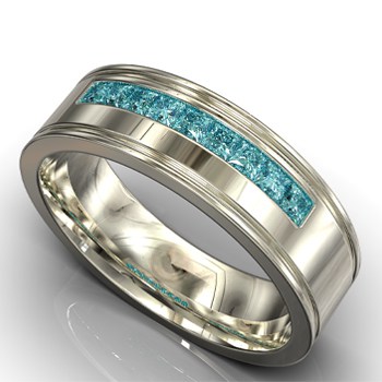 Men's Aquamarine Rings
