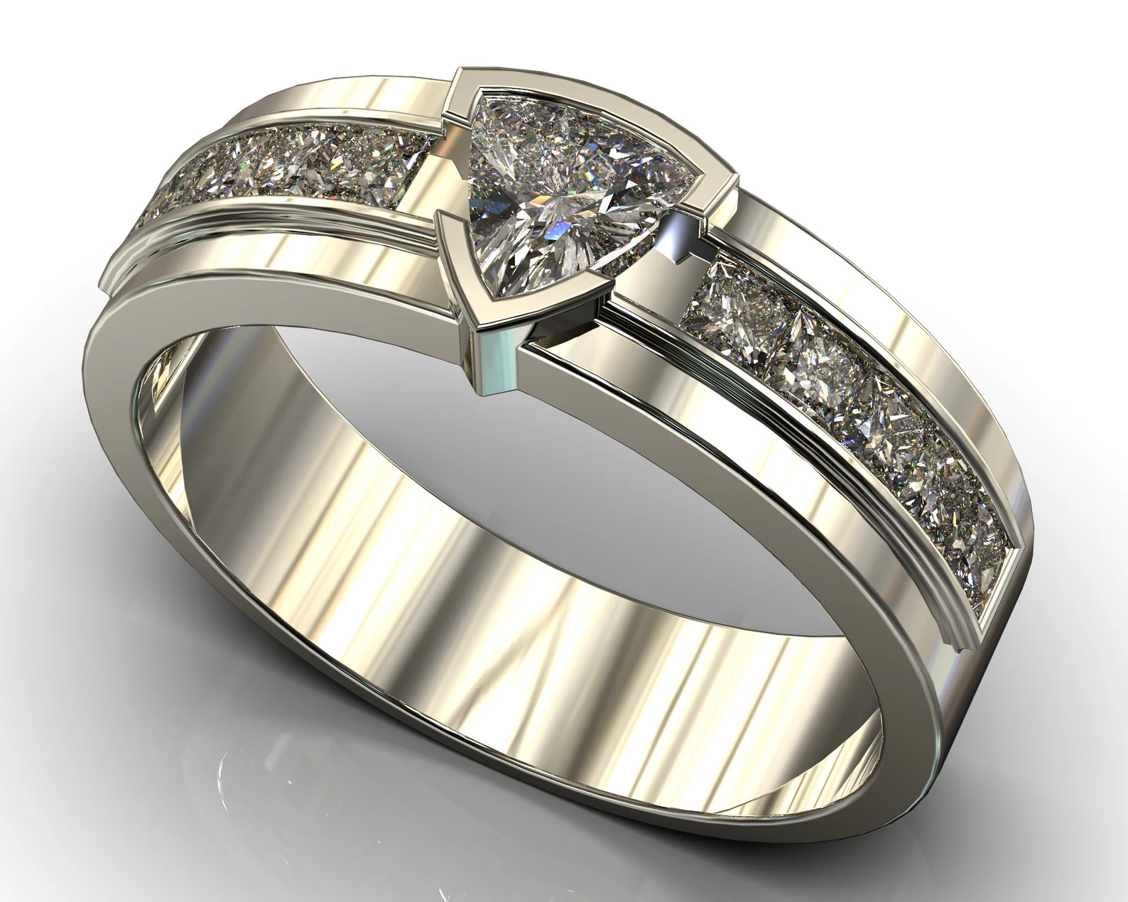 Exclusive store wedding rings