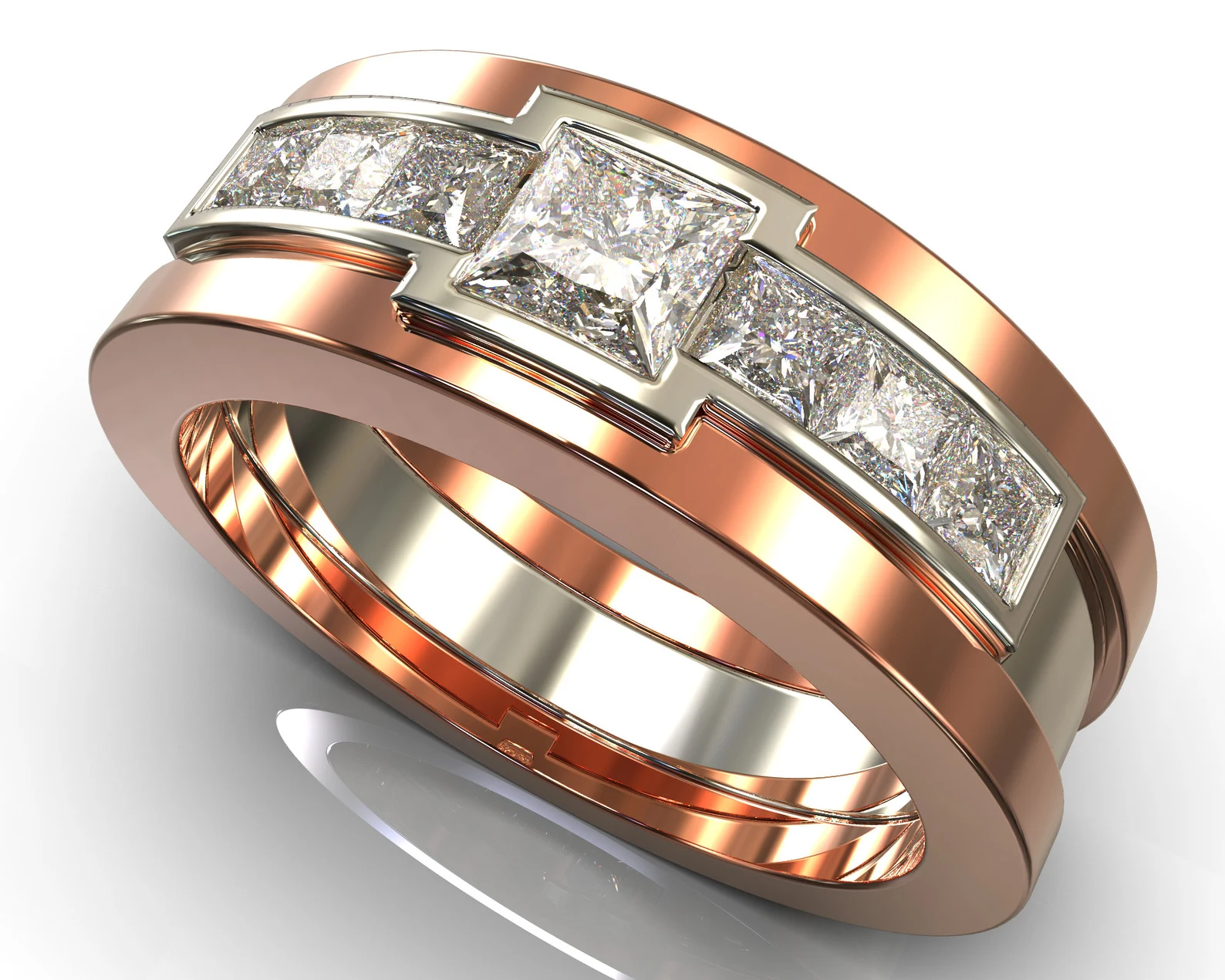motor Broek Peru Charlemagne Ring - Vidar Jewelry - Unique Custom Engagement And Wedding  Rings