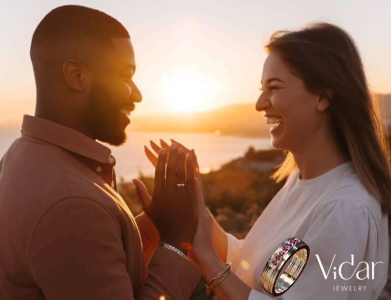 men wear engagement ring